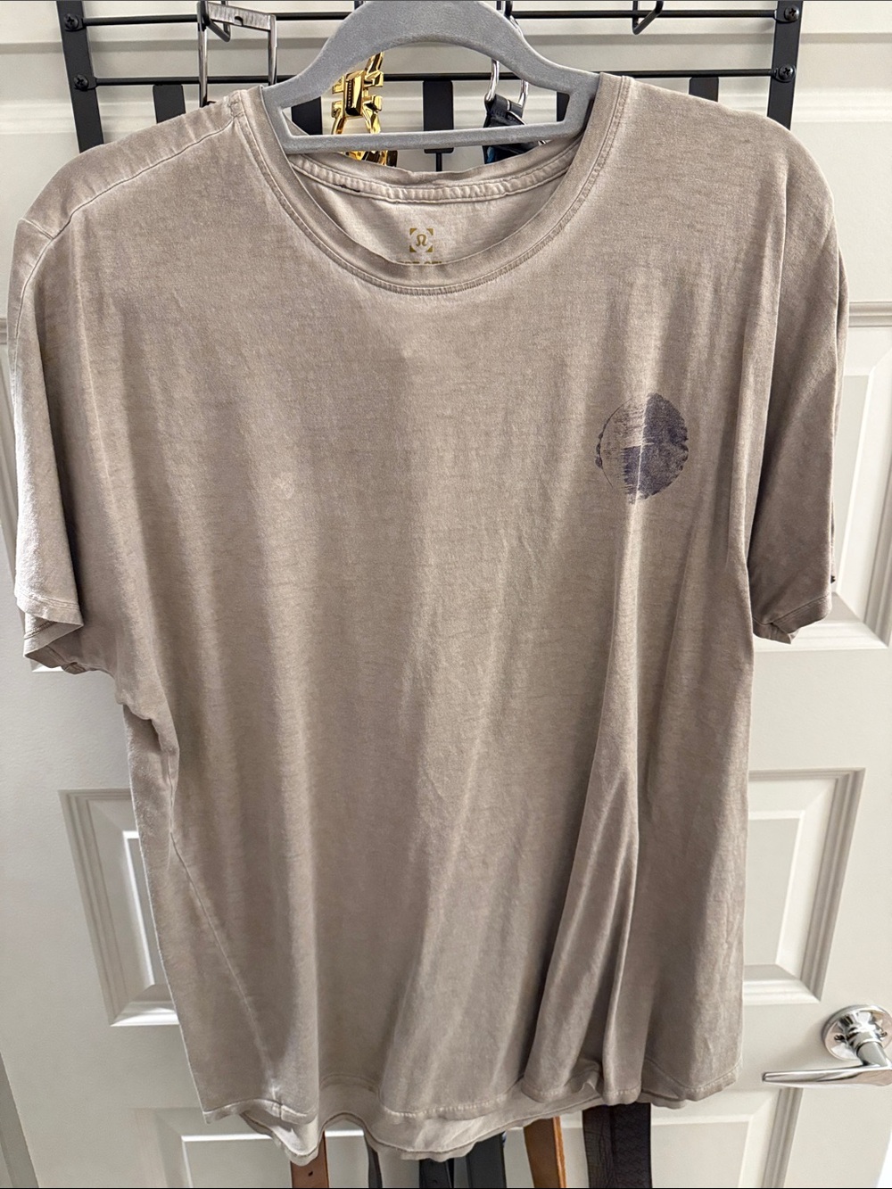 lululemon athletica Beige Short-Sleeve Crewneck T-Shirt